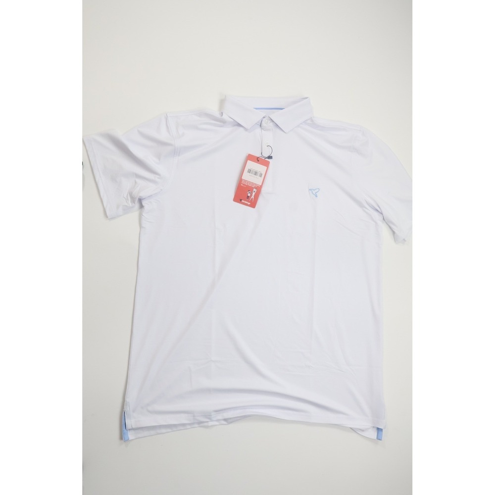Birddogs Performance Polo Shirt XXL White Golf Athletic